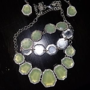 Necklace, Earrings, Bracelet